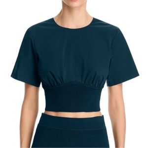 Simkhai Adair Top in Midnight Navy Blue Small NEW $295